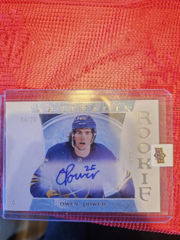 Owen Power Rookie Auto 04/25 Artifacts #sp5