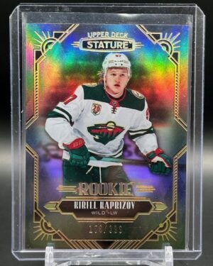 2020-21 Upper Deck Stature Kirill Kaprizov Rookie Card #102 /399 Minnesota Wild