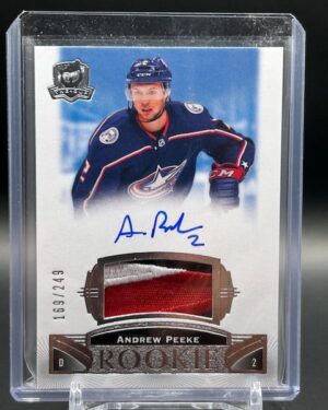 2019-20 The Cup Rookie Patch Auto #126/249 Andrew Peeke RPA Columbus Blue Jackets