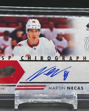 2020-21 SP Authentic Chirography Auto #C-MN Martin Necas Carolina Hurricanes