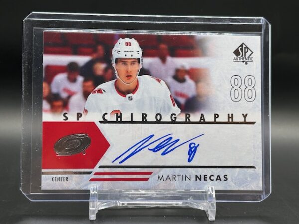 2020-21 Sp Authentic #C-MN Martin Necas Chirography