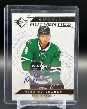 2018-19 Upper Deck SP Authentic #125 Miro Heiskanen Rookie Authentic Auto, Dallas Stars