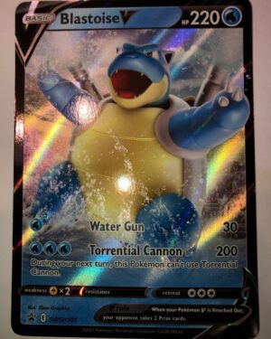 Blastoise V - SWSH101 Ultra Rare Holo Promo Card – Pokémon Sword & Shield