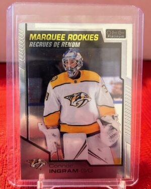 2020-21 O-Pee-Chee Platinum Marquee Rookies Connor Ingram #180 Nashville Predators