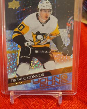 2020-21 Upper Deck Extended Series Young Guns Speckled Rainbow Foil #728 Drew O’Connor Pittsburgh Penguins
