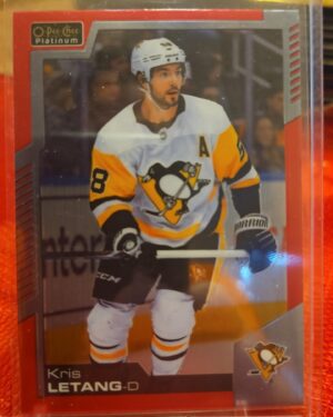 2020-21 O-Pee-Chee Platinum Matte Pink Kris Letang #24 Pittsburgh Penguins