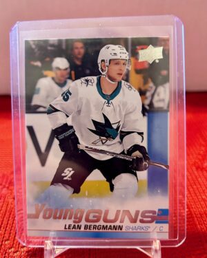 Lean Bergmann Young Guns rookie card 2019-20 Upper Deck #245 San Jose Sharks