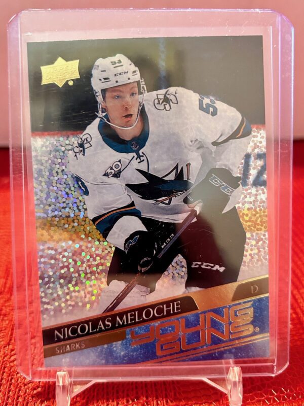 2020-21 Upper Deck Young Guns Speckled Rainbow Foil Nicolas Meloche #463