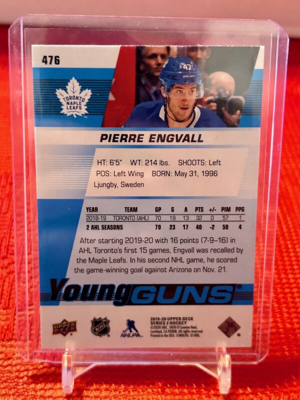 Pierre Engvall Young Guns #476 - Image 2
