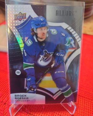 2021-22 Upper Deck Allure Black Rainbow Brock Boeser #68