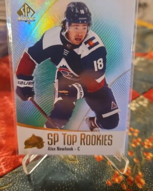 2021-22 Upper Deck Sp Authentic Top Rookie Alex Newhook #TR-12