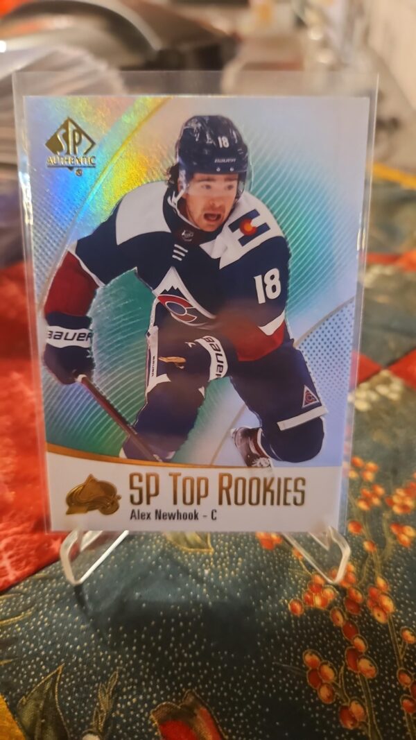2021-22 Upper Deck Sp Authentic Top Rookie Alex Newhook #TR-12