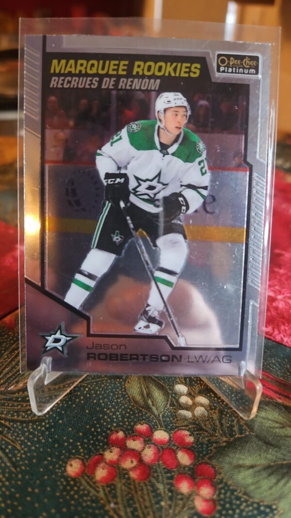 2020-21 O-Pee-Chee Platinum Marquee Rookies #159 Jason Robertson