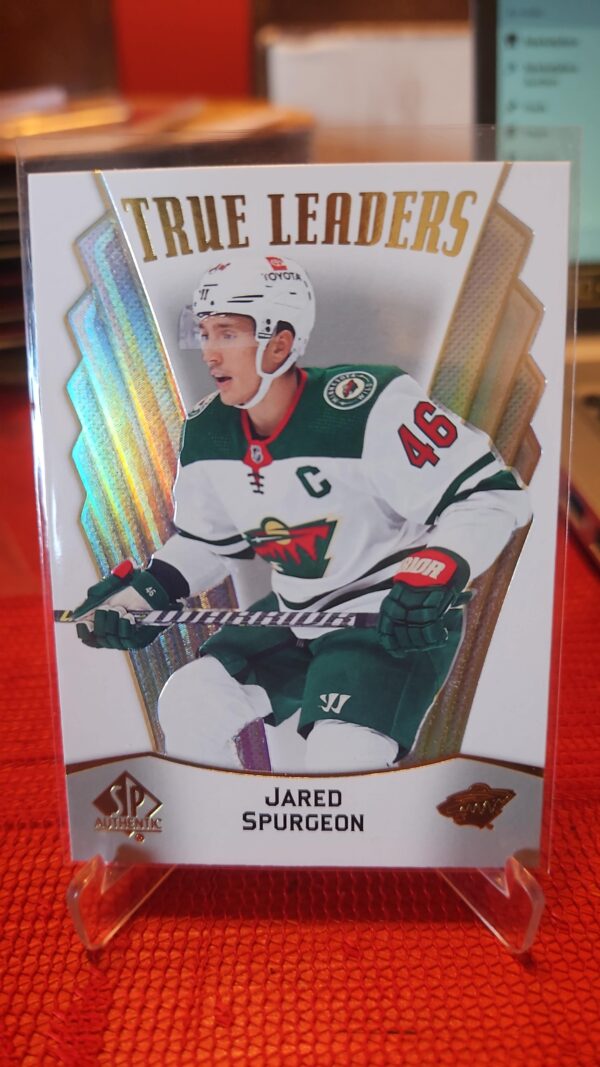 2021-22 Sp Authentic True Leaders #TL-8 Jared Spurgeon