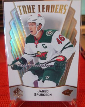 2021-22 Sp Authentic True Leaders #TL-8 Jared Spurgeon