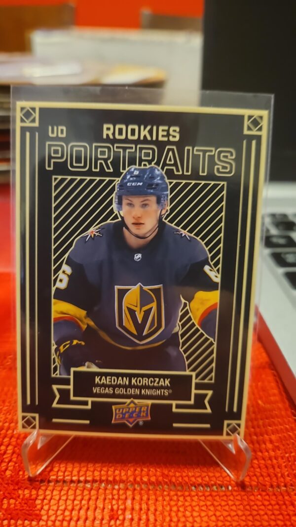 2022-23 Upper Deck Series 2 Portraits #P-44 Kaedan Korczak
