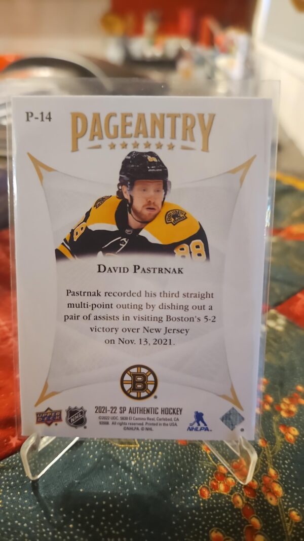 2021-22 SP Authentic Hockey Pageantry #p-14 - Image 2