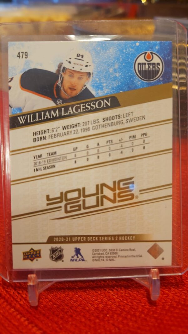 William Lagesson Speckled Rainbow foil Young Guns #479 Epack - Image 2