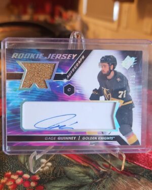 2020-21 Uppere Deck Spx Rookie Auto Jersey /375 #gq Gage Quinney