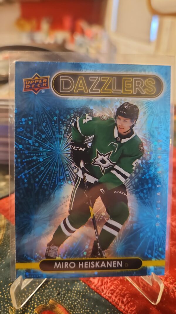 2021-22 Upper Deck Series 2 Blue Dazzler Miro Heiskanen #DZ-66