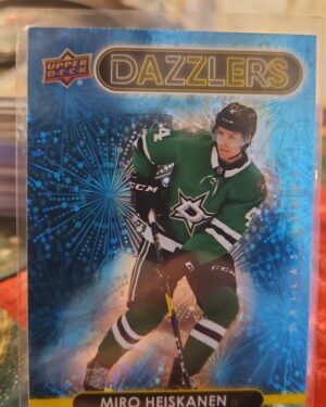 2021-22 Upper Deck Series 2 Blue Dazzler Miro Heiskanen #DZ-66