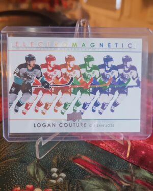 2021-22 Upper Deck Series 1 Electro Magnetic Logan Couture #EM-28