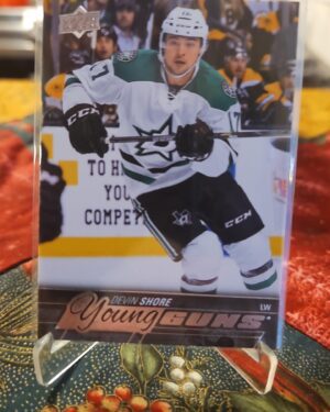 Devin Shore 2015-16 Upper Deck Series 2 Young Guns #489 rookie hockey card