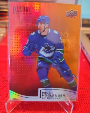 2021-22 Upper Deck Allure Rainbow Red/Orange #r-54 Nils Hoglander