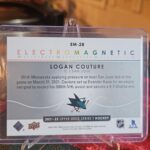 2021-22 Upper Deck Series 1 Electro Magnetic Logan Couture #EM-28 - Image 2