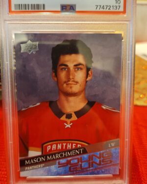 2020-21 Upper Deck Young Guns #457 Mason Marchment PSA 10 Rookie Florida Panthers