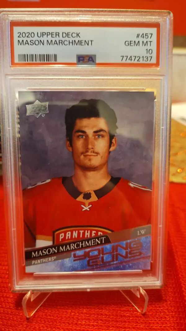 2020-21 Upper Deck Mason Marchment Young Guns #457 psa10