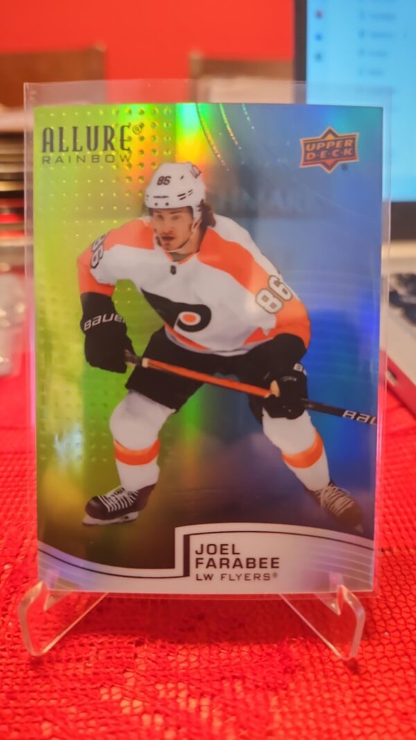 2021-22 Upper Deck Allure Joel Farabee Green/blue Rainbow /299 #r-65