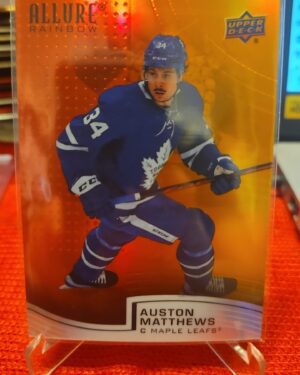 2021-22 Upper Deck Allure Red/Orange Auston Matthews #r-86