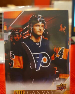 2022-23 Upper Deck Series 2 Canvas Joel Farabee #182