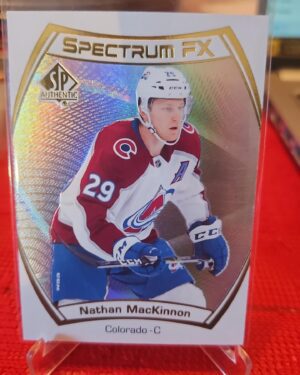 Nathan MacKinnon 2021-22 SP Authentic Spectrum FX #S-35 Colorado Avalanche hockey card
