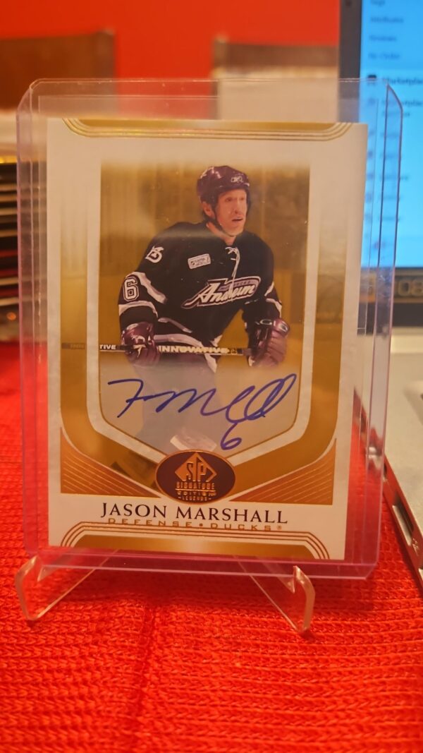 2020-21 Sp Signature Edition Legends Gold Spectrum Foil #250 Jason Marshall