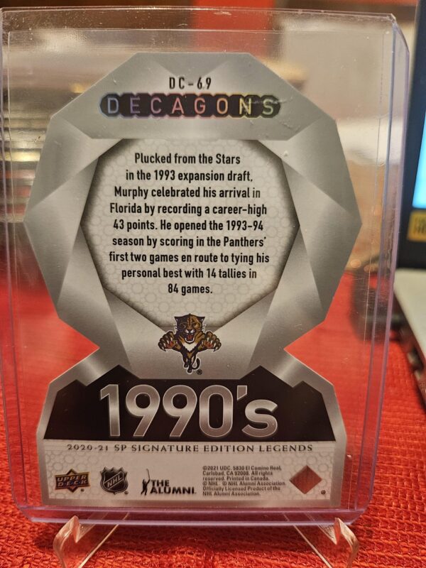 20220-21 Sp signature Legends Decagons #dc-69 Gord Murphy - Image 2