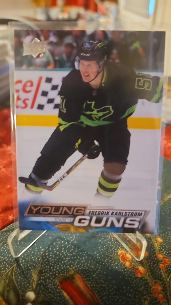 2022-23 Upper Deck Young Guns #229 Fredrik Karlstom