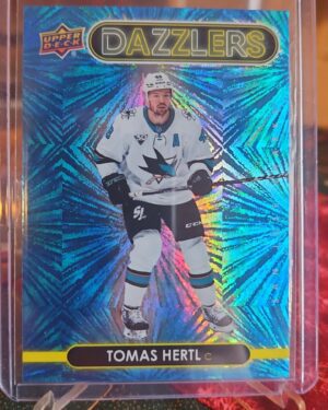 2021-22 Upper Deck Series 1 Blue Dazzler #DZ-37 Thomas Hertl