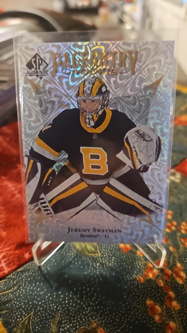 2021-22 Upper Deck SP Authentic Pageantry #p-63 Jeremy Swayman