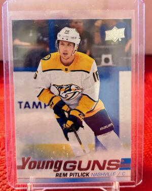 2019-20 Upper Deck Series 2 Young Guns #456 Rem Pitlick rookie, Nashville Predators, mint