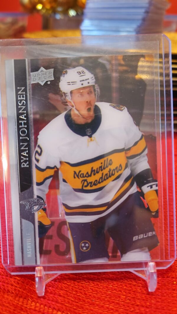 2020-21 Upper Deck Clear Cut base #357 Ryan Johansen