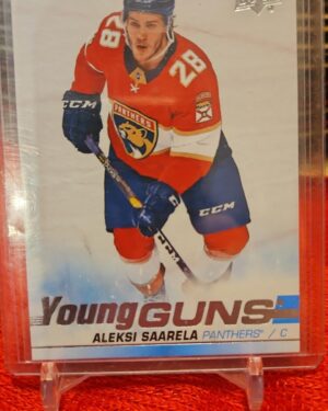 Aleksi Saarela 2019-20 Upper Deck Series 2 Young Guns #453 rookie hockey card
