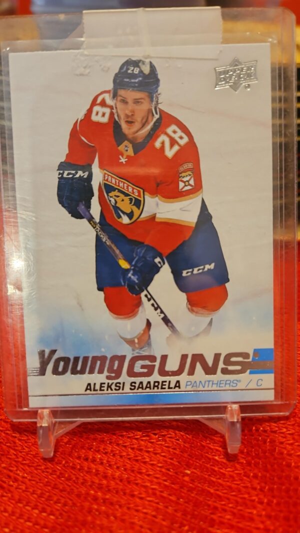 2019-20 upper deck Aleksi Saarela Young guns #453