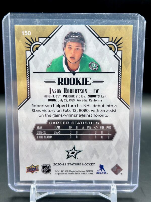 2020-21 Upper Deck Stature Jason Robertson /399 #150 - Image 2