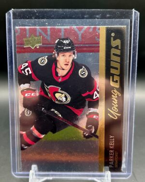 Parker Kelly 2021-22 Upper Deck Series 1 Silver Foil Young Guns #240 Ottawa Senators hockey card