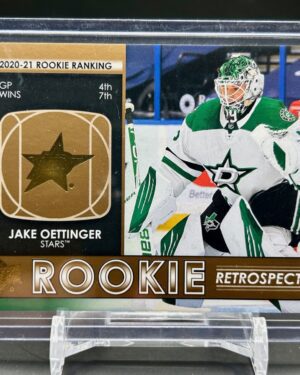 2021-22 Upper Deck Rookie retrospective Gold Jake oettinger #rr-4