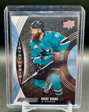 Brent Burns 2018-19 Upper Deck Engrained Synthesis #S-13 hockey card San Jose Sharks