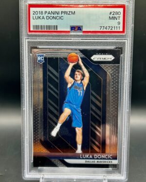 2018 Panini Prizm PSA 9 Luka Doncic #280, Dallas Mavericks
