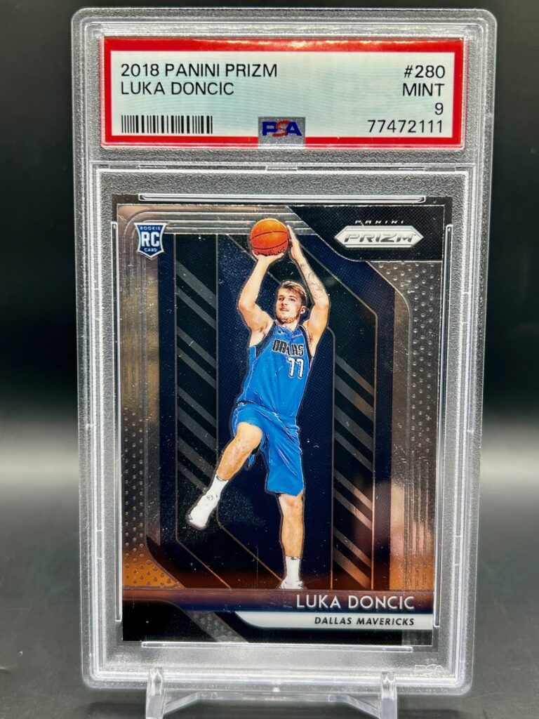 2018 Panini Prizm PSA 9 Luka Doncic #280, Dallas Mavericks